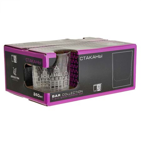 150-Г Стакан 250мл. 6шт.  "Старый город"