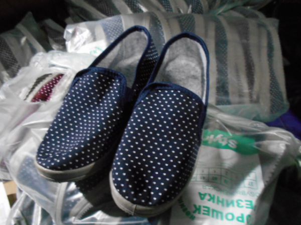 Туфли жен. горох  (7пар./1уп.)