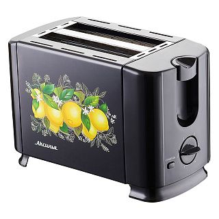Тостер  АКСИНЬЯ КС-203  "Лимоны" : 700 Вт.6- позиц. таймер, метал. корпус