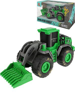 2231853 Машинка инерц. "Бульдозер" (пластик, в кор.) (23x10,8x15 cм)