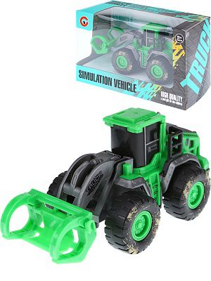 2231975 Машинка инерц. "Мини бульдозер" (пластик, в кор.) (14x6,5x8,5 cм)