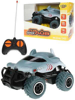 1245M-4 Машинка Акула. РУ. (4 канала) Съёмный корпус.  Подсветка под днищем.