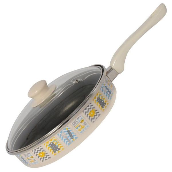 346792 Сковорода d24см  стекл.крышк.,бак.ручк."Кантри"Стандарт"