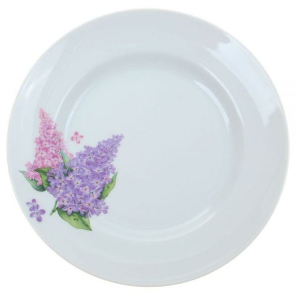 4С0332Ф34 Тарелка d170мм мелкая "Сирень"Идиллия"