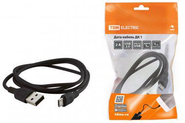 Дата-кабель, ДК 1,USB, 1м, TDM SQ1810-0301