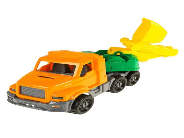 И-7987 Машинка Экскаватор "ДОБРЫНЯ" Строительный 20 см.