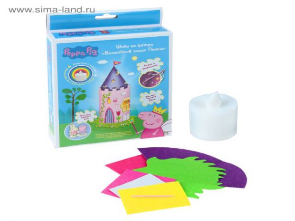 АКЦИЯ 31387 Шьем из фетра "ВОЛШЕБНЫЙ ЗАМОК ПЕППЫ", Peppa Pig
