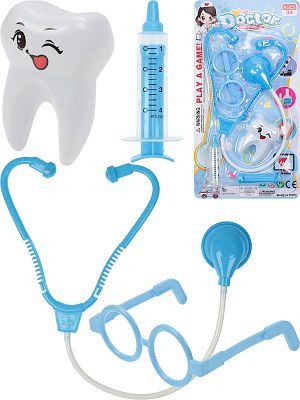 2204774 Игровой набор доктора"Юный стоматолог"(31,5х17х2,5см)(5 предм.,цвет микс,в блистере)