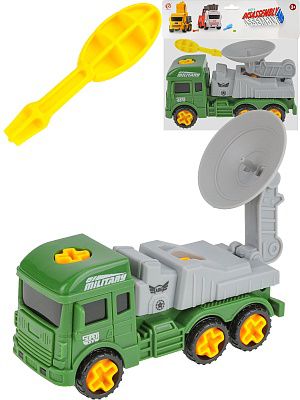 2071949 Машина-конструктор. Военная техника (в наборе отвертка,в пакете)(12,5х5,5х7 см)