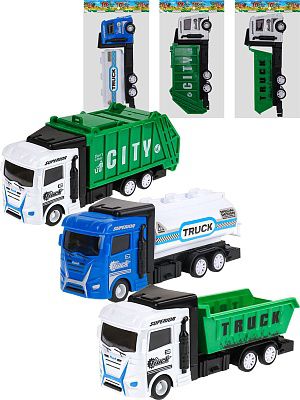 2057870 Машинка инерционная "Городская спецмашина" (20х5,5х7,5 см)(3 вида микс)