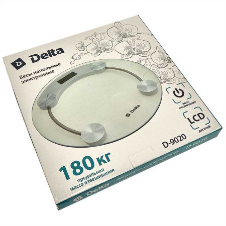 Весы напольные электронные DELTA D-9020 : 180 кг  d28 см
