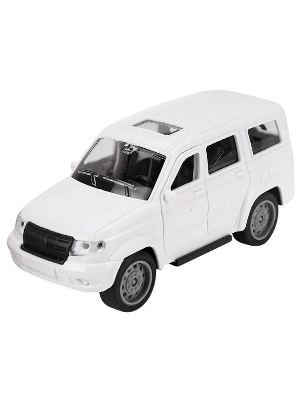 ИК-4556 Машинка инерционная (13х5,5х6,5 см., белый, в пакете)