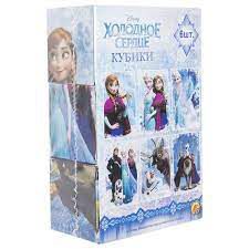 АКЦИЯ 4К06-1494 Disney. КУБИКИ ПЛАСТИКОВЫЕ. 6 шт. ХОЛОДНОЕ СЕРДЦЕ-2