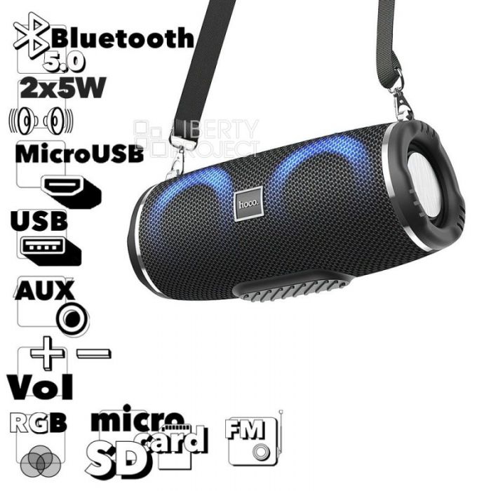 Колонка HC-12 bluetooth/mp3/FM/USB/microSD