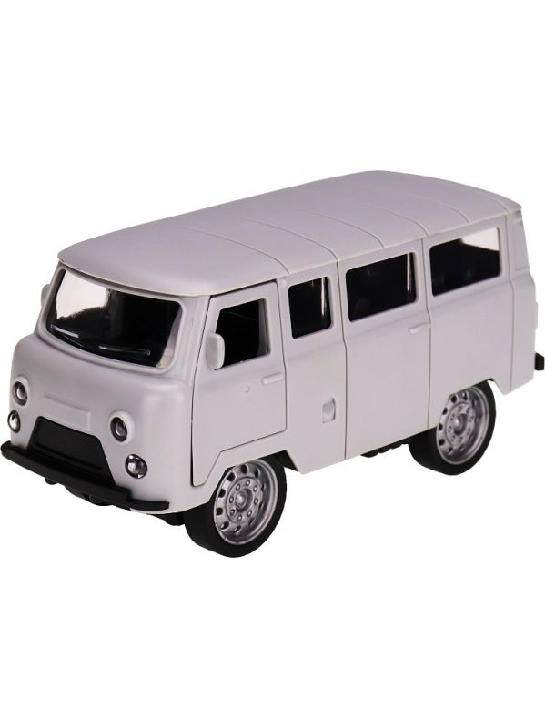 ИК-0853 Машинка инерционная (12х6,5х5,5 см, серый, откр. двери) в пакете