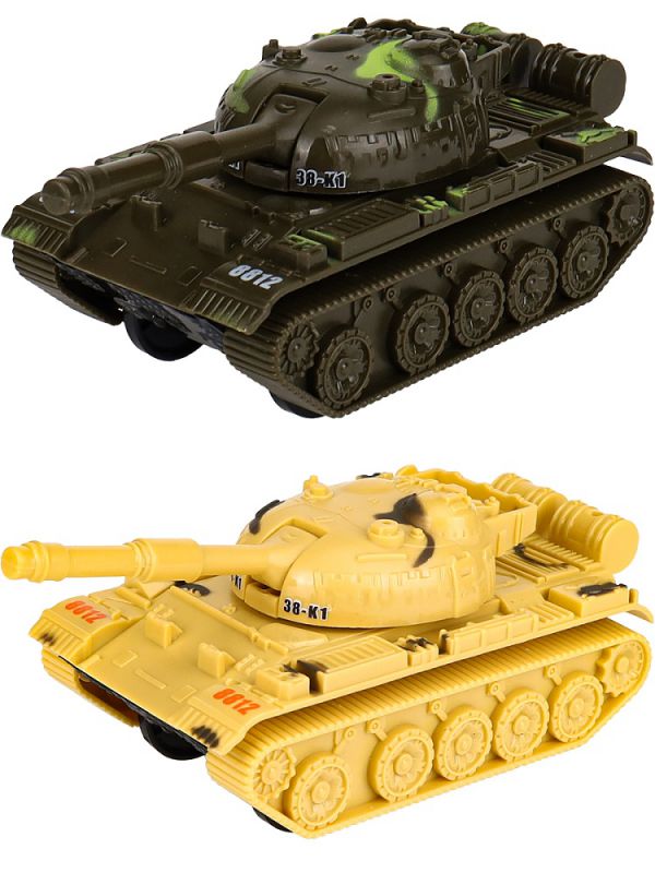 2141547 Танк инерционный (13,4 см, цвет-микс, в пакете)