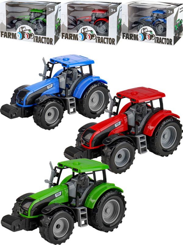2131556 Трактор инерционный (цвет микс, 23х10,8х15 см, в коробке