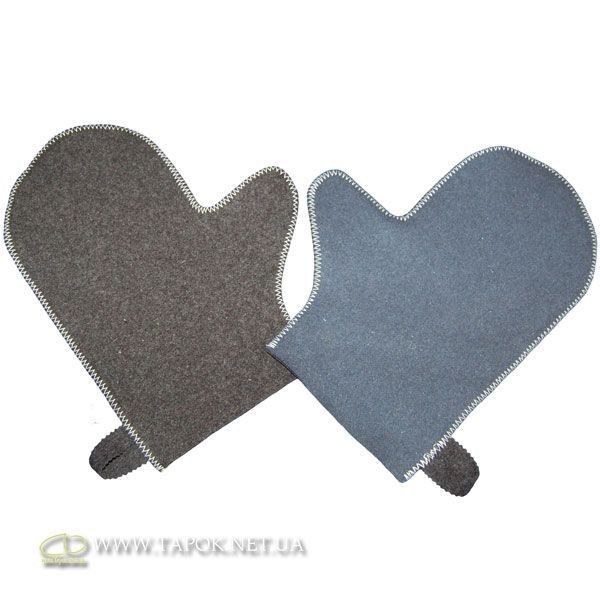 ,Б43 Руковица банная белая сукно