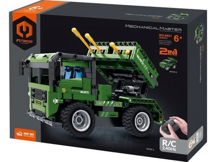 8021IMM Конструктор пластиковый 364 детали, 2в1, пульт управления
