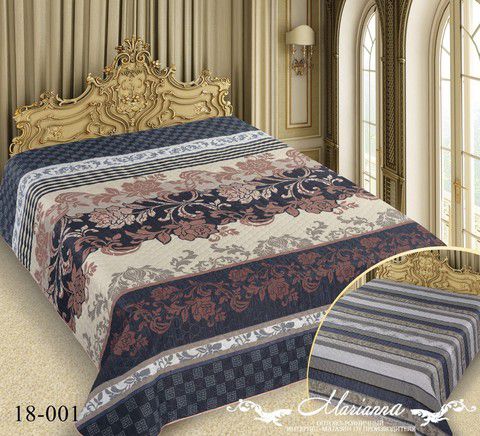 Покрывало/МАРИЯ поликатон  двусторонние 180*210 в упак