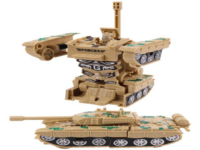 2137493 Робот-трансформер танк(14,5 см)(цвет-микс,в пакете)