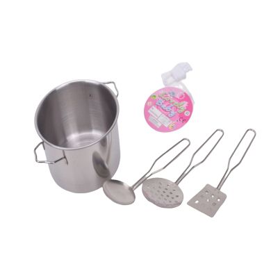 1929201 Набор посуды металл (4 предмета), 9,5х6,5х9,5см, в сетке