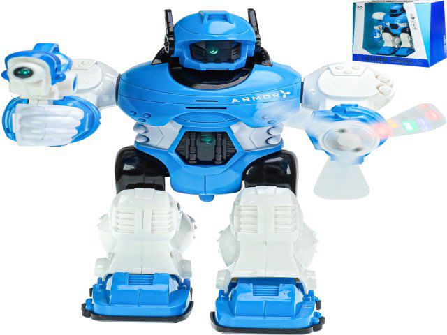 1785528 Интерактивная игрушка "Робот" (звук,свет,3*AA не в к-те,в кор. цвет микс)(24x12x30cм)
