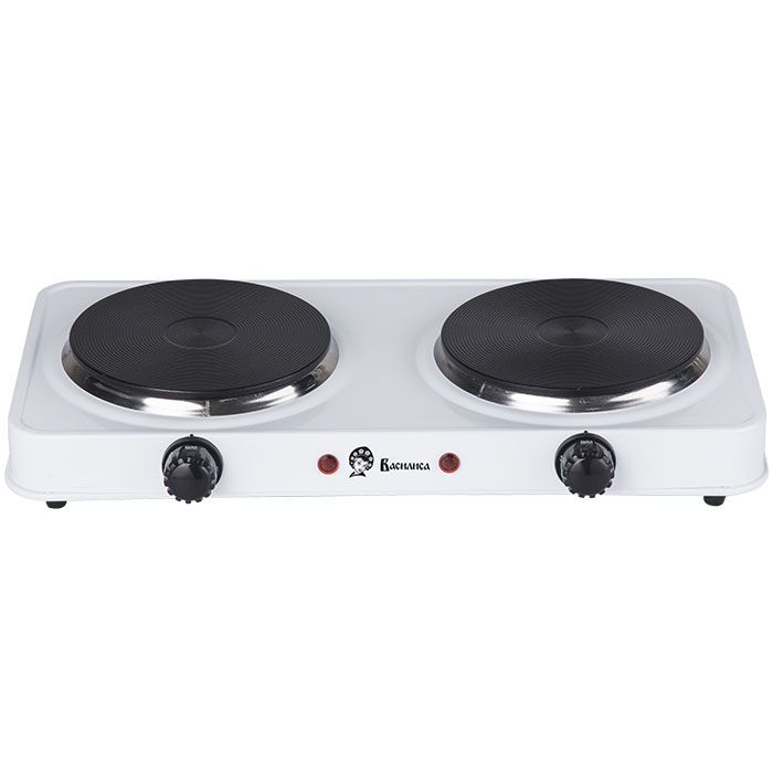 Эл.плита "ВАСИЛИСА" ВА-903 двухконфорочная (белая) (РОССИЯ)