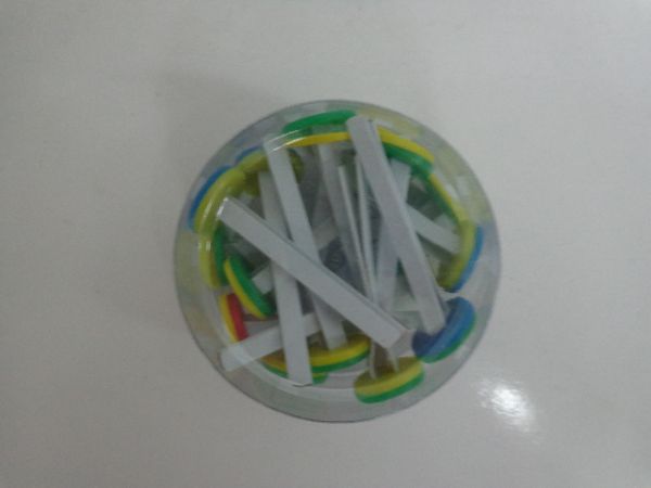 DYC-1057 Клипсы канц.цветн