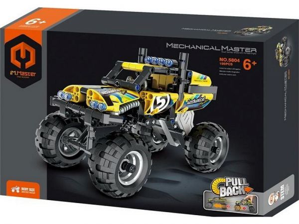 5804IMM Конструктор пластиковый 199 деталей (машинка инерционная)