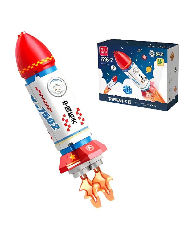 1685FL Конструктор "ракета" (20 дет.) (18х7,5х14см)