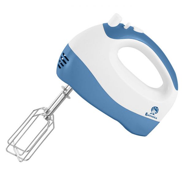 Миксер ВАСИЛИСА  МК1-300 белый с малиновым, 300 Вт