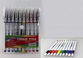 AR-777-10 НАБОР ГЕЛЕВЫХ РУЧЕК (10цв) цветн. корпус