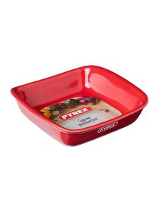 SU24SR5/7046 Форма для запекания и выпечки SUPREME красная 24х24см квадрат