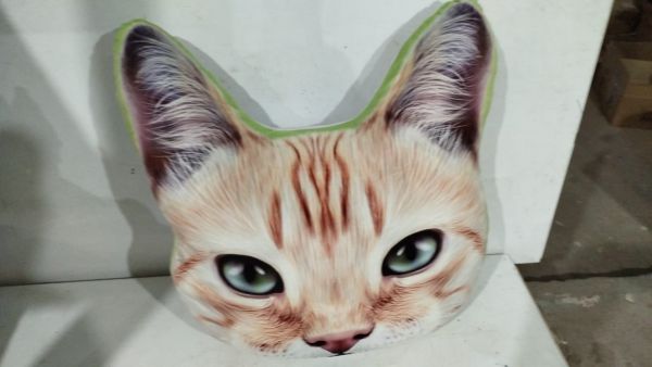 1280-0234/52*37 Подушка Кот длинные уши