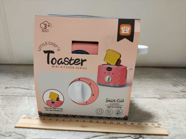 14019-GD Тостер механический,работает как настоящий