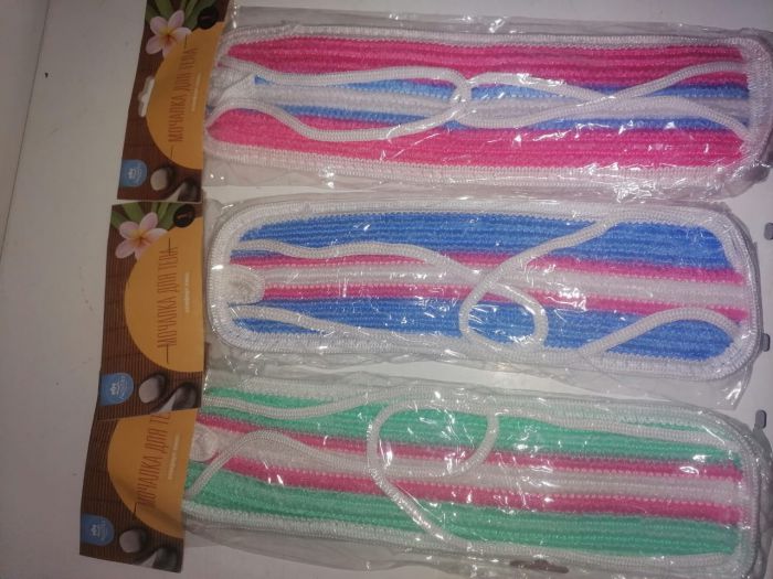 Мочалка для тела с ручками 40см