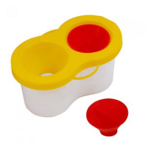 AR-8996 СТАКАН НЕПРОЛИВАЙКА ДВОЙНОЙ С КРЫШКОЙ И ПРОБКОЙ