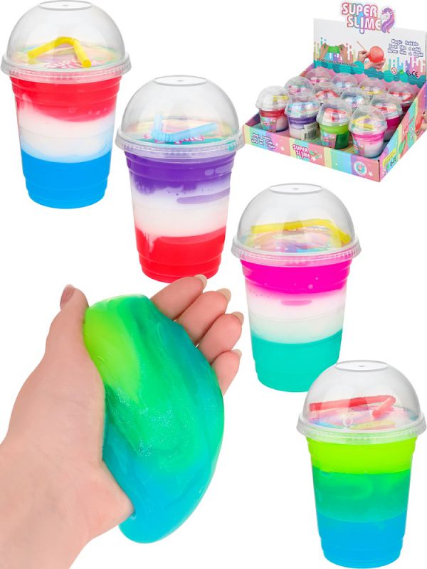 ИСМ-4999 Слайм с игрушкой (6,5х11,5х7,5см; 160г/шт)в шоу-боксе, цв.микс, кратно 12