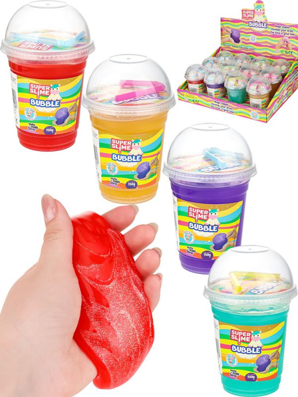 ИСМ-5000 Слайм с игрушкой (6,5х11,5х7,5см; 160г/шт)в шоу-боксе, цв.микс, кратно 12