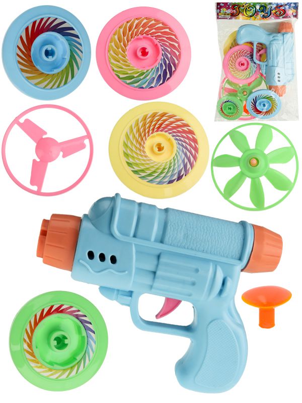 2179715 Запускалка-пистолет (18,5х4х21,5 см, 5 дисков, в пакете)