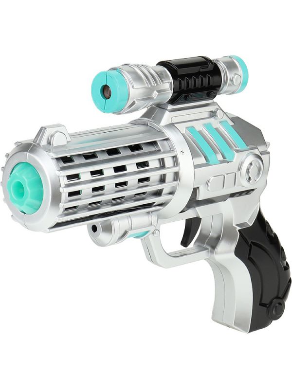 2367229 Пистолет (свет, звук, батарейки 2*AA не в к-те, в пакете) (19*5,5х16 см)