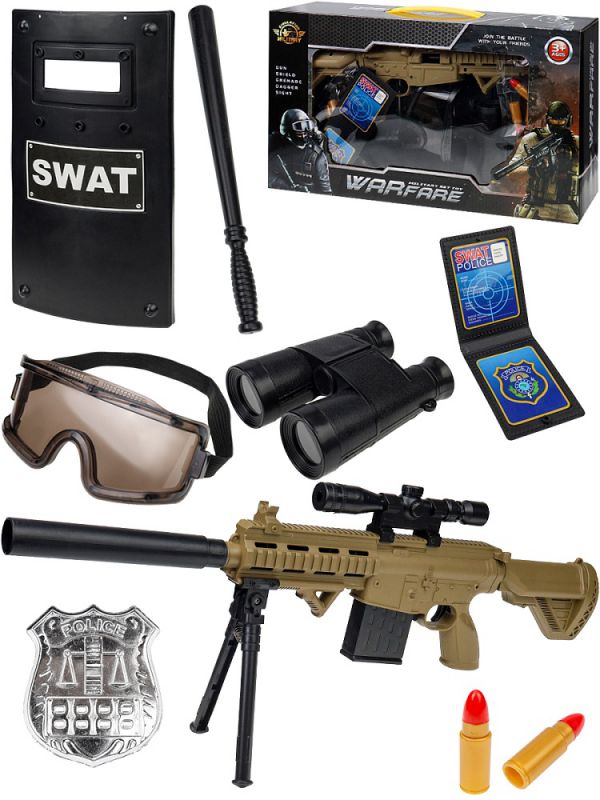 2294127 Набор полицейского.Защита.(7 предм.,в кор.)(40х8,5х23 см