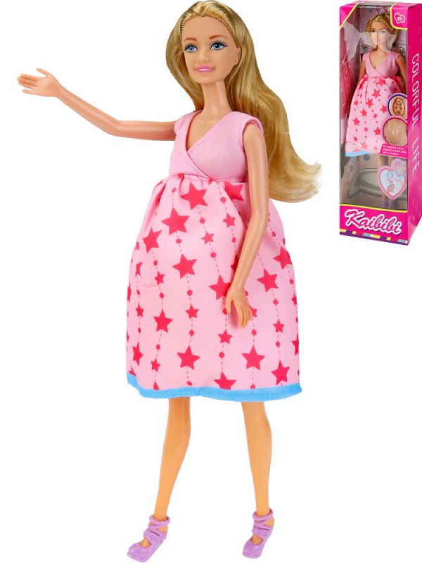 ИК-7801 Беременная кукла (28см, микс)