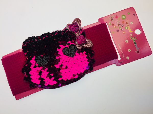 Резинки 902221 Ширина повязки 6 см. Пайетки