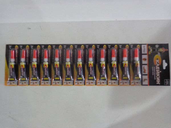 Супер клей-гель "Склейкин" масса 3г. (12шт.в упак)