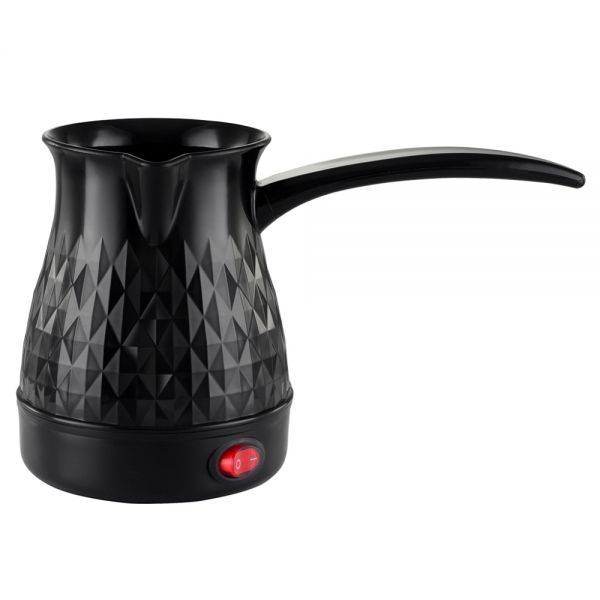 Турка электрическая DELTA DL-8301 черный: 600Вт, объем 300мл