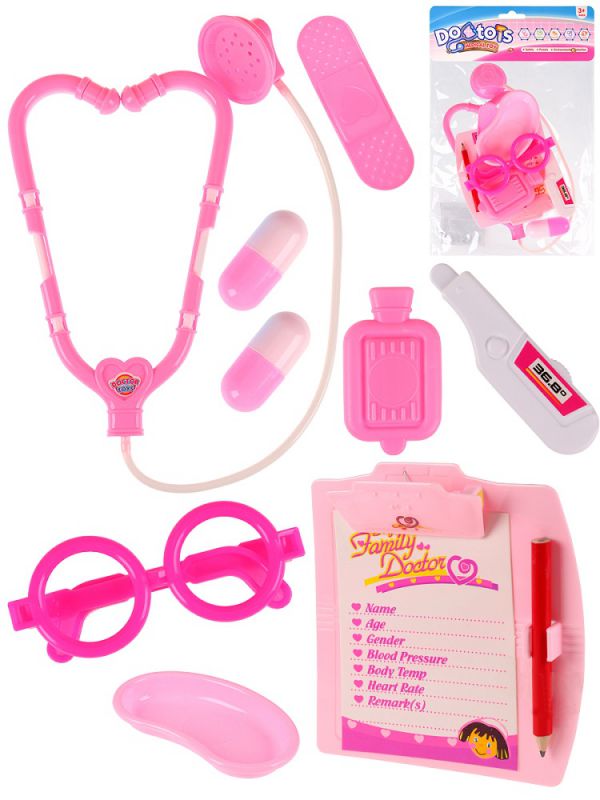 2140637 Игровой набор доктора "Люблю лечить-1" (9 предметов, в пакете)