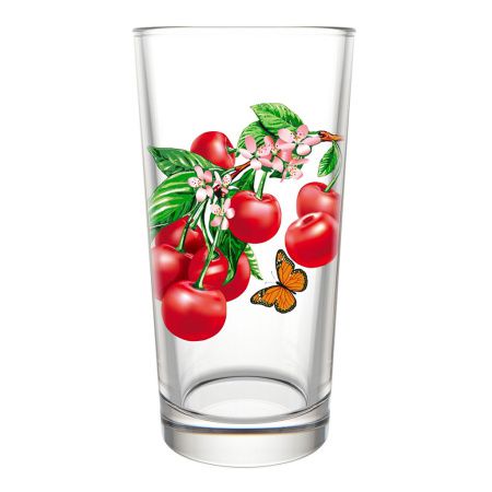 146-Д Набор стаканов 230мл 6шт Вишня на ветке