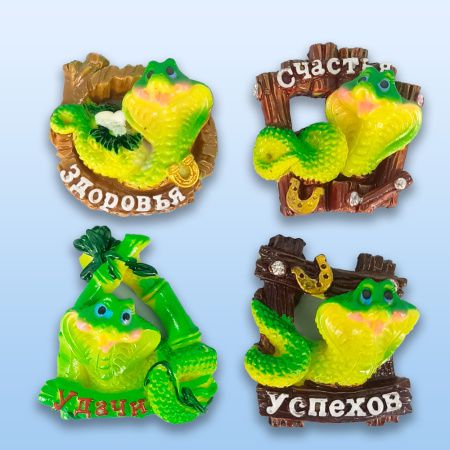 DL-DRL07702 Магнит, Darlens «Символ года», керамика, 50 мм, ассорти